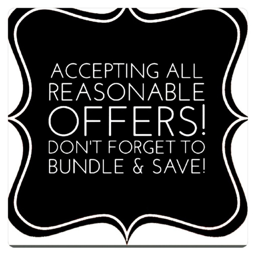 Accepting all reasonable offers!